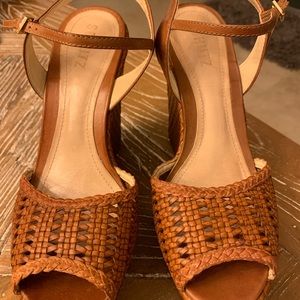 SCHUTZ braided wedge